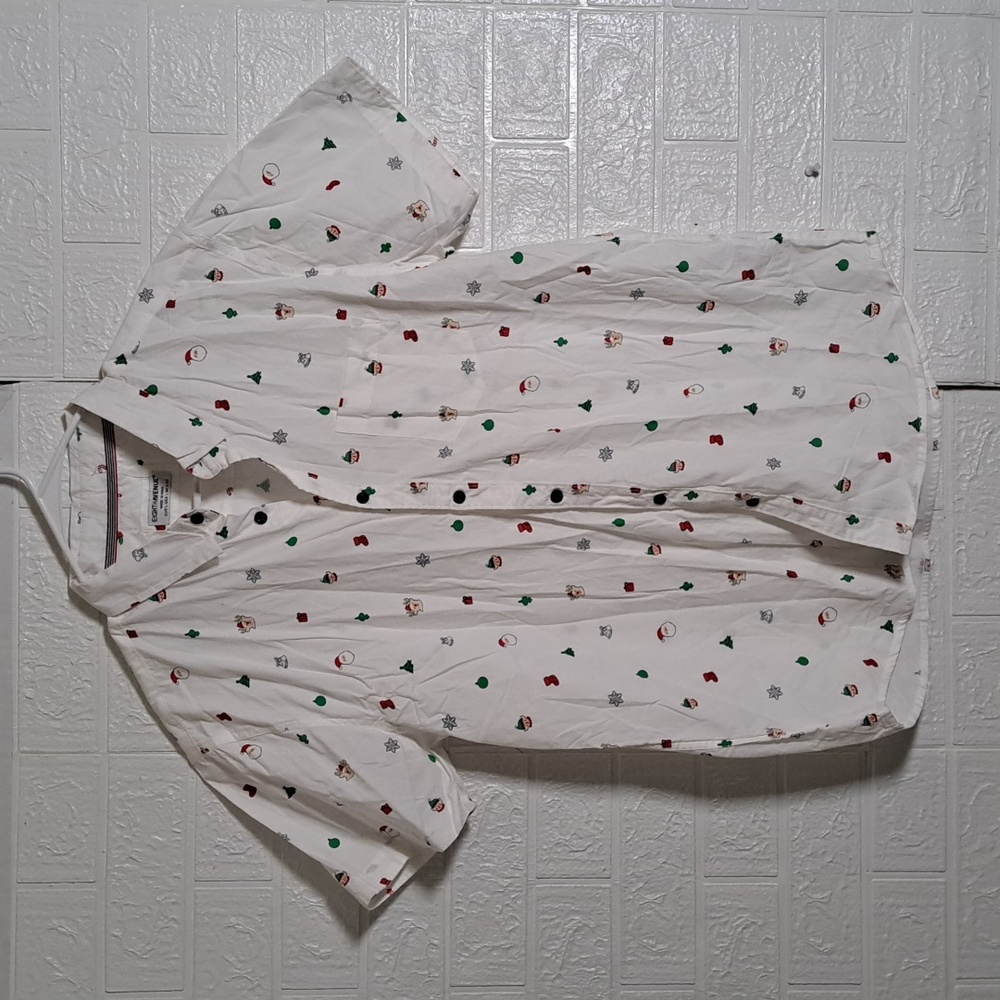 Eighth Avenue 100% Cotton Christmas Shirt Large